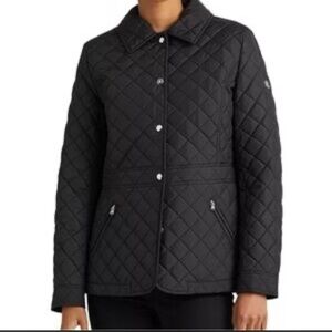 Lauren Ralph Lauren Black Label Diamond Quilted Jacket XXL EUC